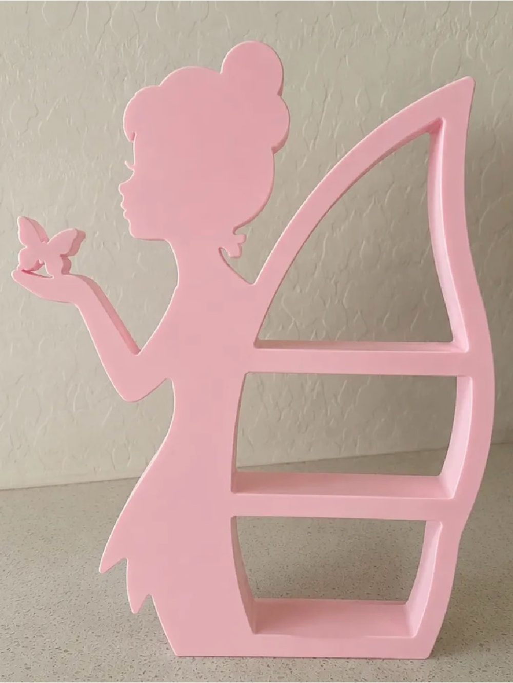 Pink Fairy Shelf Display - Charming Girls' Room Accent- new!